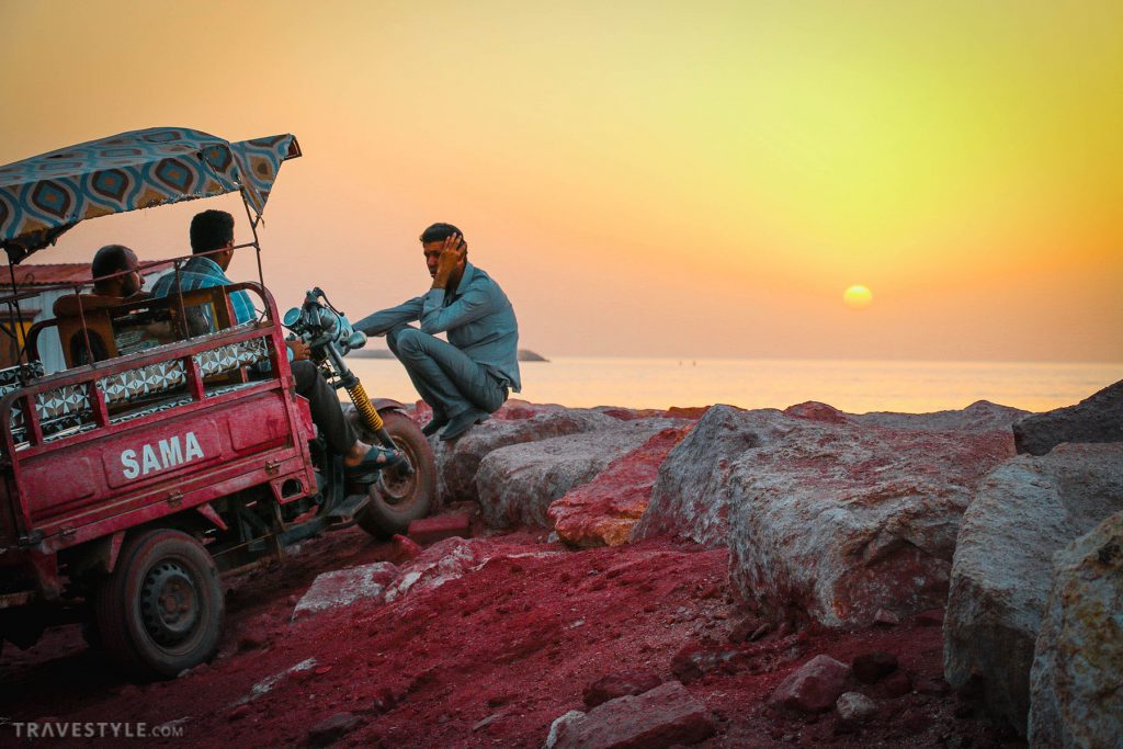 Sunsets at Hormuz island