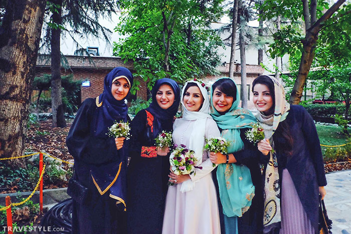 iranian girls at a Persian wedding