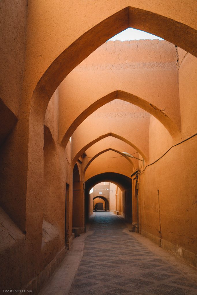 Streets of old town Yazd, Iran