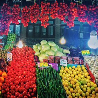  In fruit+vegetable heaven!  